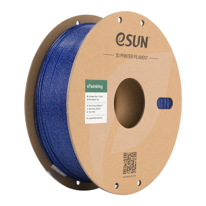 eSun - eTwinkling PLA - Bleu (Blue) - 1,75 mm - 1 kg | Espace Maker
