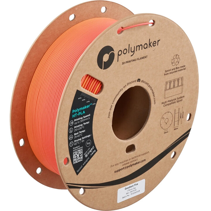 Polymaker - HT-PLA - Dégradé Enflammé - 1,75 mm - 1 kg | Maison D