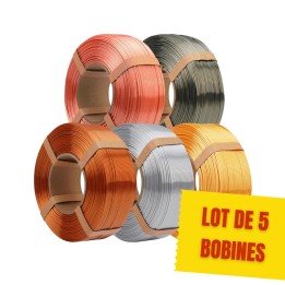 Pack Métallique Refill eSun - 5x ePLA-Silk | Espace Maker