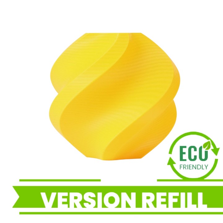 Bambu Lab - PLA Basic CMYK - Jaune (Yellow) - 1,75 mm - 1 kg Refill | 