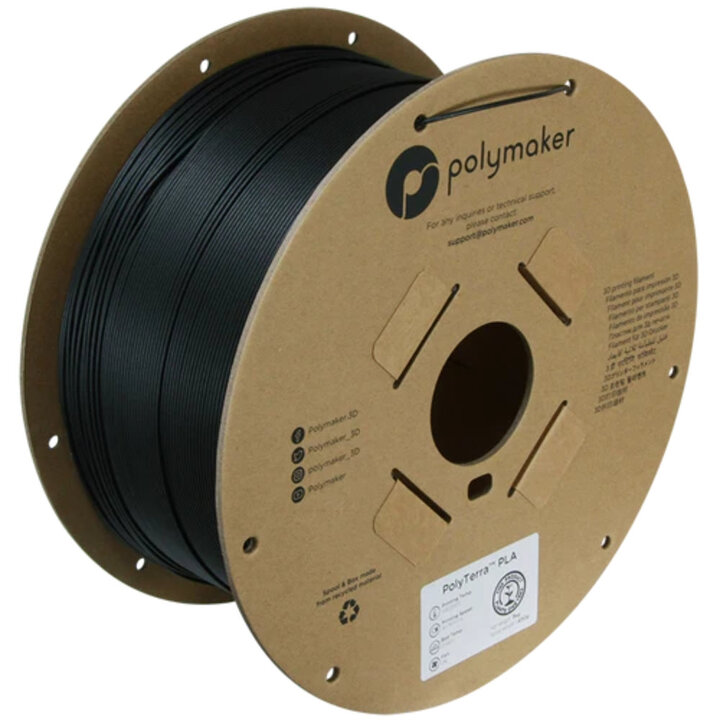 Polymaker - Mat PLA for Production - Noir - 1,75 mm - 2,5 kg | Ma