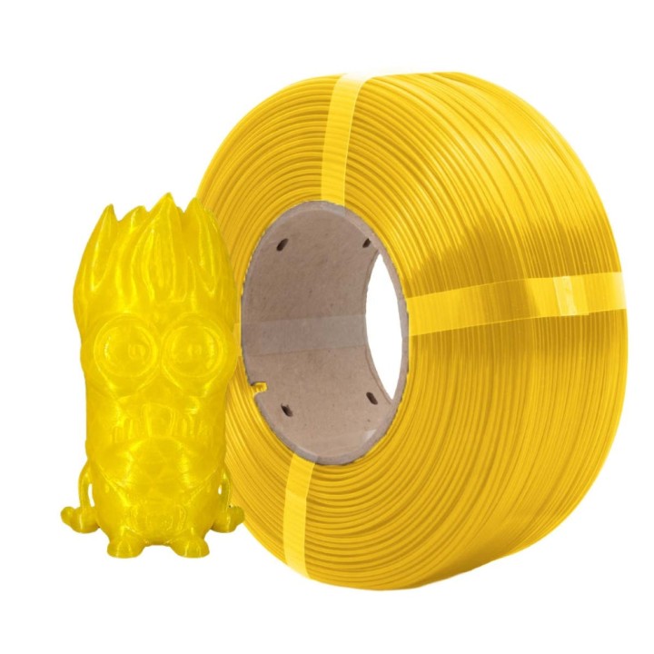 AzureFilm - PLA - Jaune Transparent (Yellow Transparent) - 1,75 mm - 1