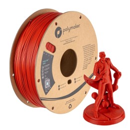 Polymaker - PolyLite Galaxy ASA - Rouge (Red) - 1,75 mm - 1 kg | Espac