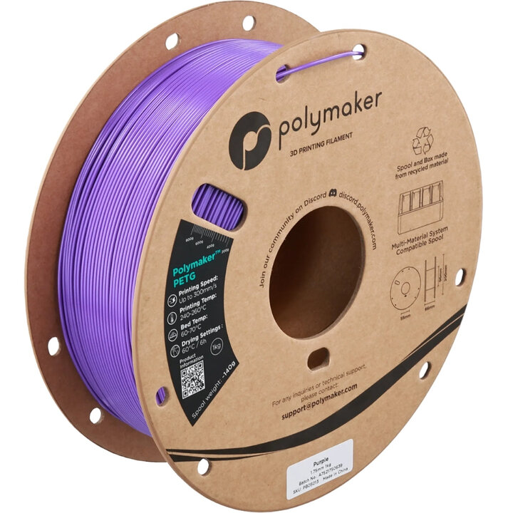 Polymaker - PETG - Violet - 1.75 mm - 1 kg | Maison Drabiec