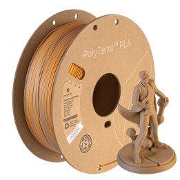 Polymaker - PolyTerra Dual PLA - Foggy Orange - Gris/Orange (Grey/Oran