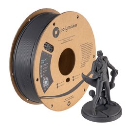 Polymaker - PolyLite ASA - Gris Foncé - 1,75 mm - 1 kg | Maison D