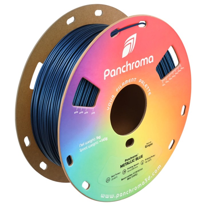 Panchroma PLA - Bleu métallique (Metallic Blue) - 1,75 mm - 1 kg | Esp