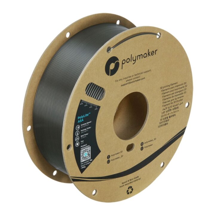 Polymaker - PolyLite ASA - Vert Gris Foncé - 1,75 mm - 1 kg | Mai