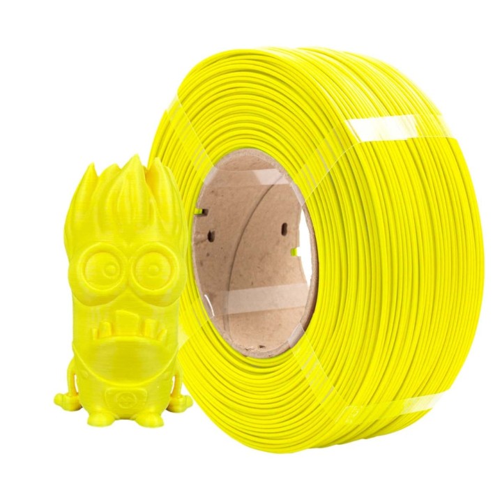 AzureFilm - PLA - Jaune Fluo (Neon Yellow) - 1,75 mm - 1 kg Refill | E