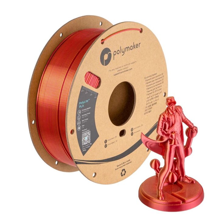 Polymaker - PolyLite Dual Silk PLA - Coucher de Soleil - 1,75 mm 