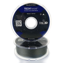 Tag3D - Nylon TECHForce 20GF/10CF - True Black (Neutre) - 1.75 mm - 1 