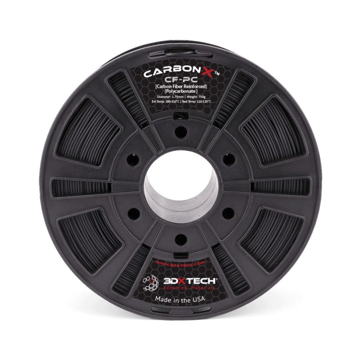 3DXTech - CarbonX CF-PC (Polycarbonate - Fibres de carbone) - 1.75 mm 