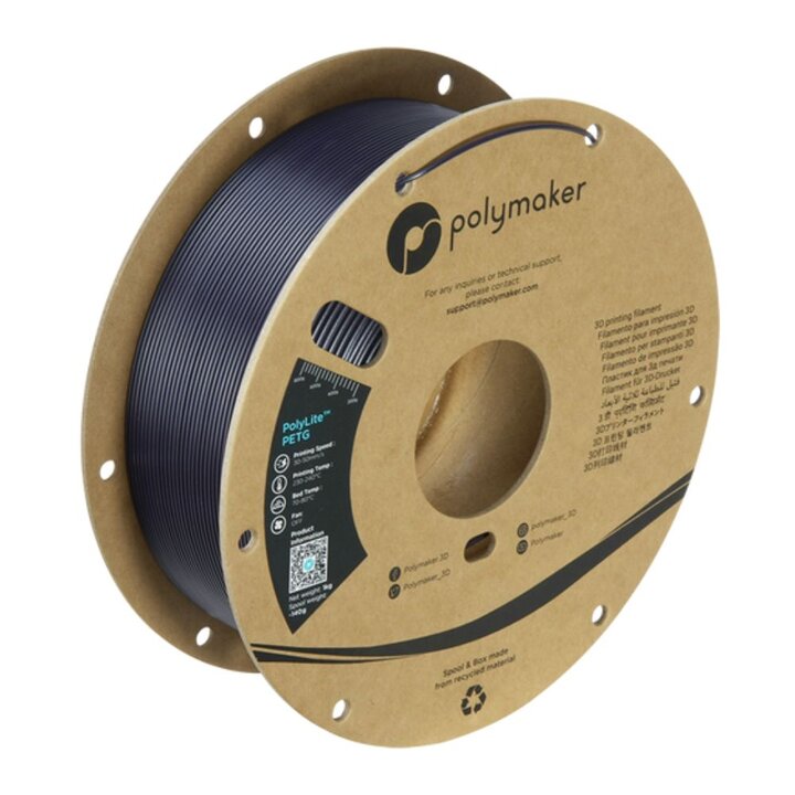 Polymaker - PolyLite PETG - Violet Foncé - 1,75 mm - 1 kg | Maiso
