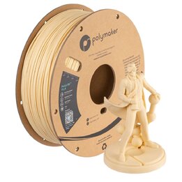 Polymaker - PolyLite PLA - Crème - 1,75 mm - 1 kg | Maison Drabie