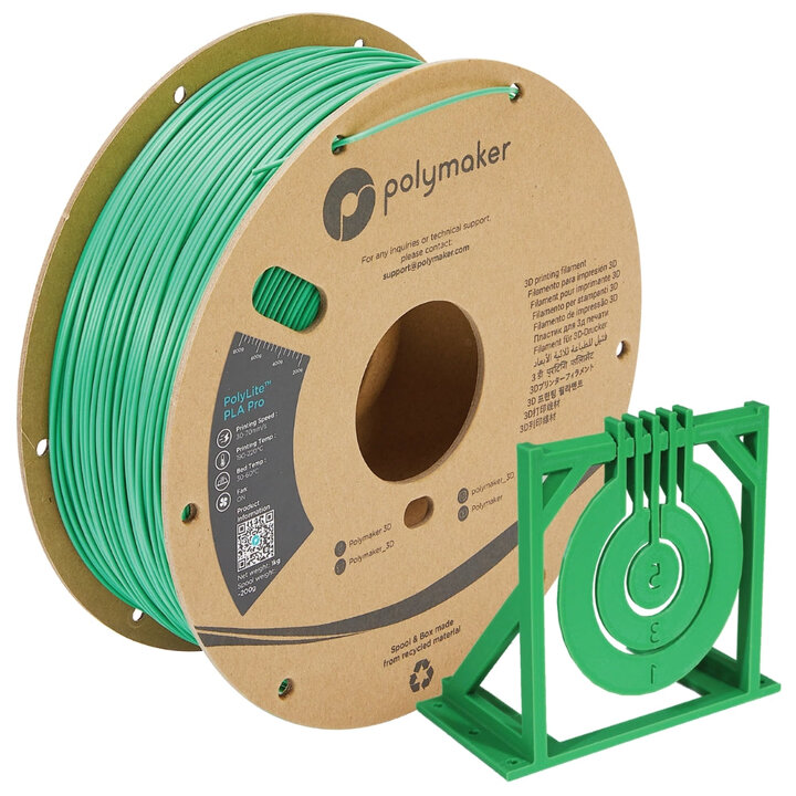 Polymaker - PolyLite PLA Pro - Vert - 1,75 mm - 1 kg | Maison Dra