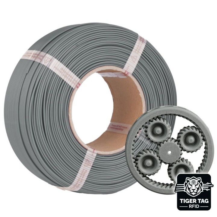 Jamg He - ABS - Gris (Grey) - 1,75 mm - 1 kg - Refill avec RFID TigerT