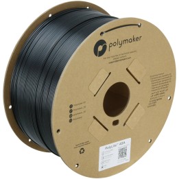 Polymaker - PolyLite ASA - Noir (Black) - 1.75 mm - 3 kg | Espace Make