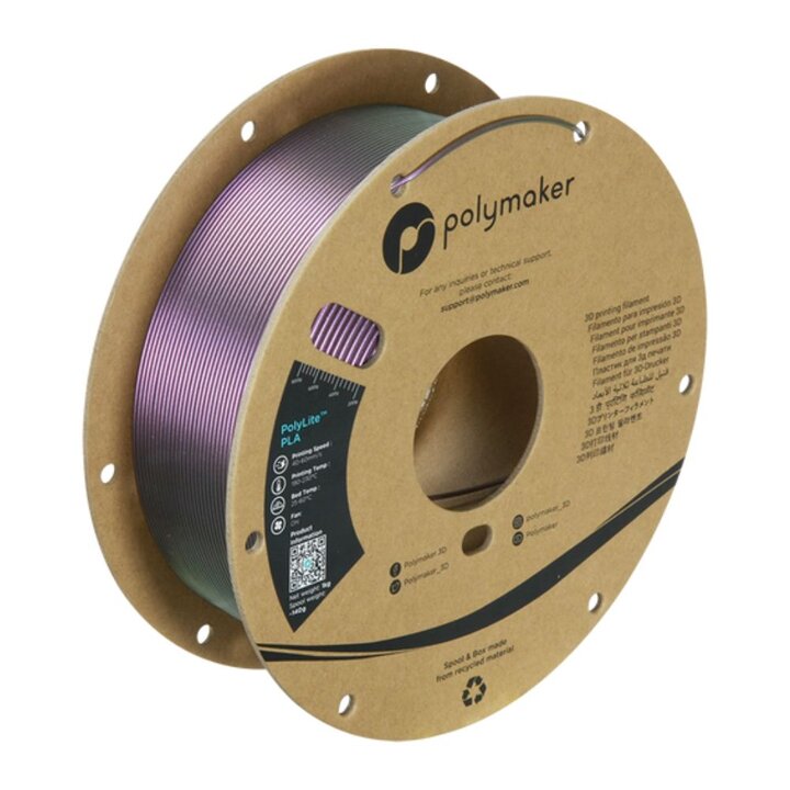 Polymaker - PolyLite Starlight PLA - Nébuleuse - 1,75 mm - 1 kg |