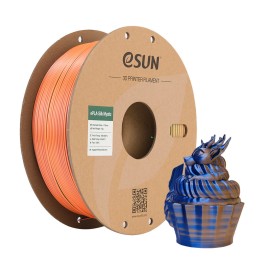 eSun - eSilk-PLA Mystic - Bleu/Orange/Vert (Blue Orange Green) 1,75 mm