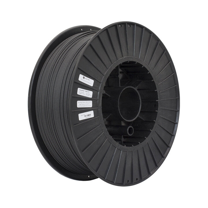 Polymaker - PolyMide PA6-CF (Nylon 6) - Noir - 1,75 mm - 2 kg | M