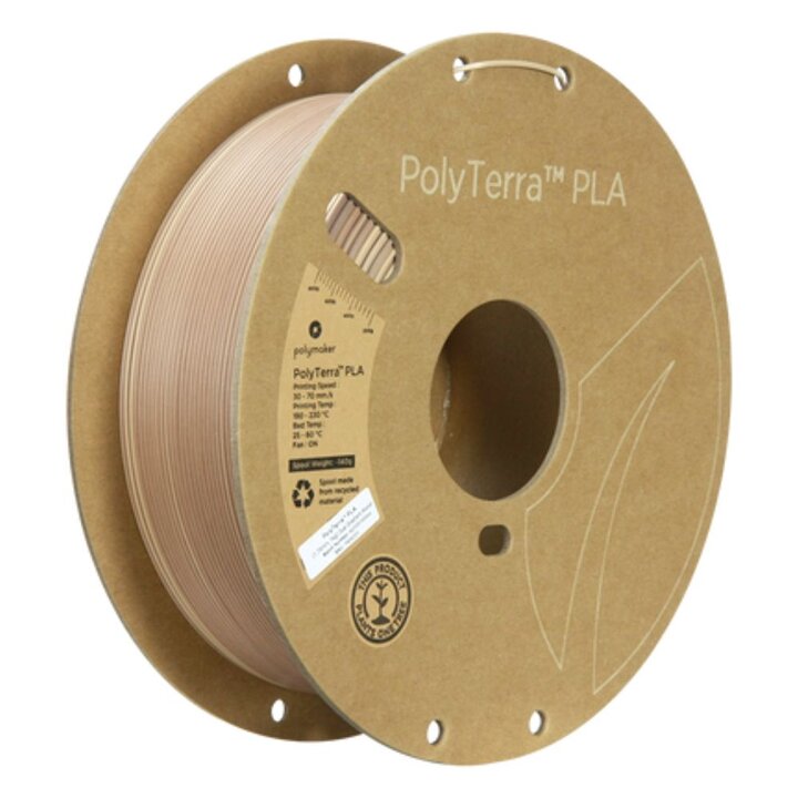 Polymaker - PolyTerra Dual-Gradient PLA - Bois - 1,75 mm - 1 kg |