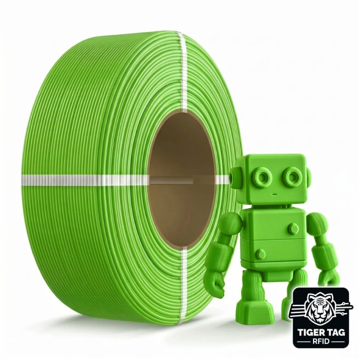 Sunlu - PETG - Vert (Green) - 1,75 mm - 1 kg - Refill avec RFID TigerT