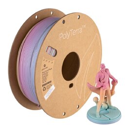 Polymaker - PolyTerra Gradient PLA - Arc-en-ciel Pastel - 1,75 mm