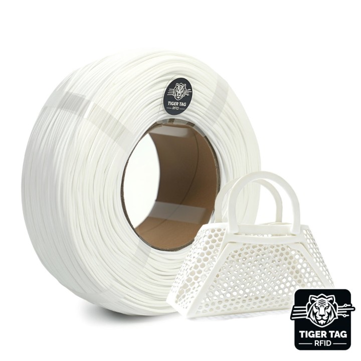 R3D - TPU (95A) - Blanc (White) - 1,75 mm - 1 kg - Refill avec RFID Ti