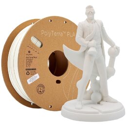Polymaker - PolyTerra PLA - Blanc Coton - 1,75 mm - 1 kg | Maison