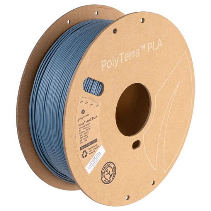 Polymaker - PolyTerra PLA - Bleu Doux - 1,75 mm - 1 kg | Maison D
