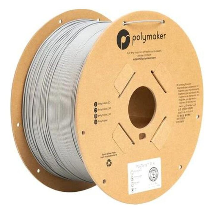 Polymaker - PolyTerra PLA - Gris Fossile - 1,75 mm - 3 kg | Maiso