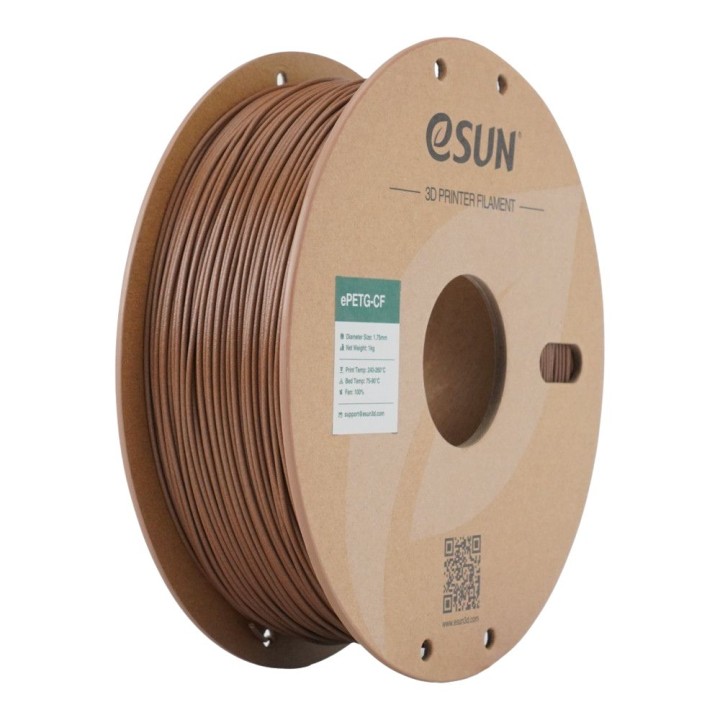 eSun - ePETG-CF - Laiton Antique (Antique Brass) - 1,75 mm - 1 kg | Es