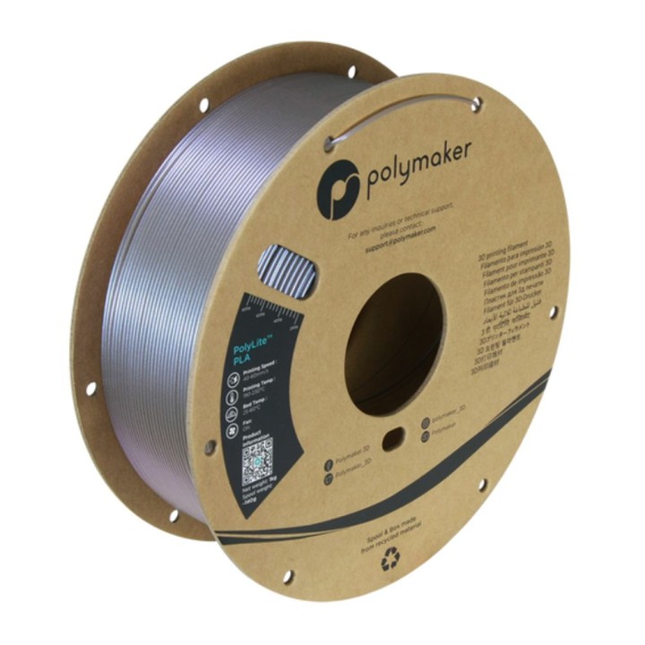 Polymaker - PolyLite Starlight PLA - Mercure (Mercury) - 1,75 mm - 1 k