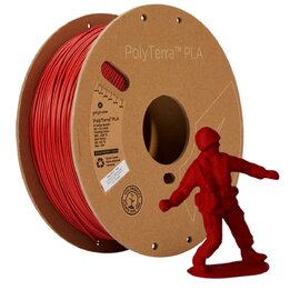 Polymaker - PolyTerra PLA - Rouge Armée - 1,75 mm - 1 kg | Maison