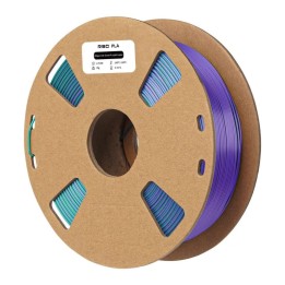 R3D - PLA Magic Silk Tricolore - Vert/Violet/Cuivre (GreenPurpleCopper