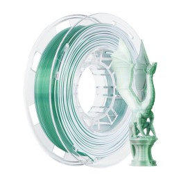 R3D - PLA Magic Silk - Vert & Blanc (Green-White) - 1,75 mm - 1 kg | E