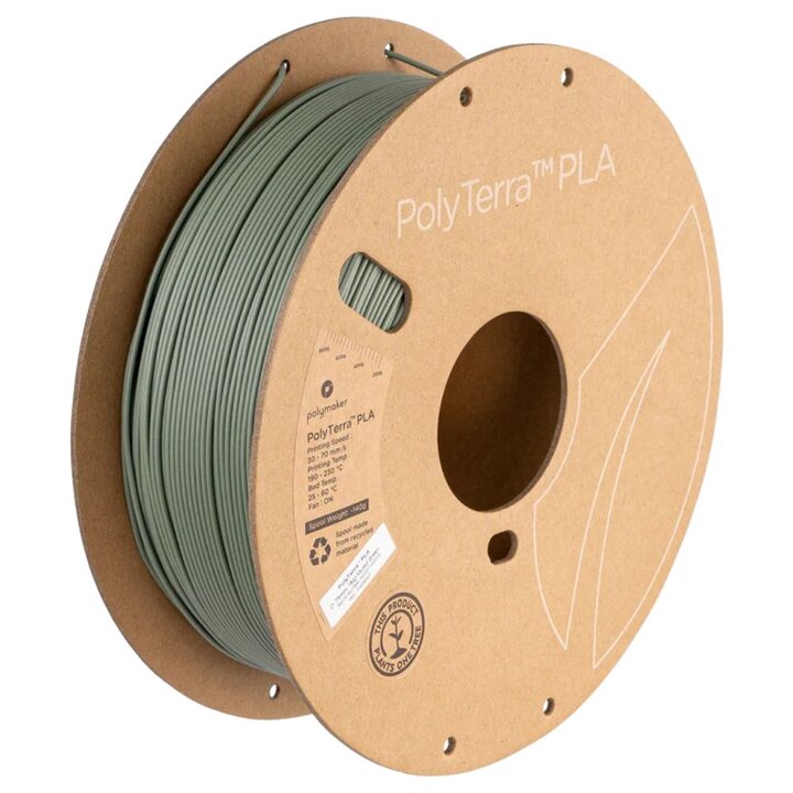 Polymaker - PolyTerra PLA - Vert Doux - 1,75 mm - 1 kg | Maison D
