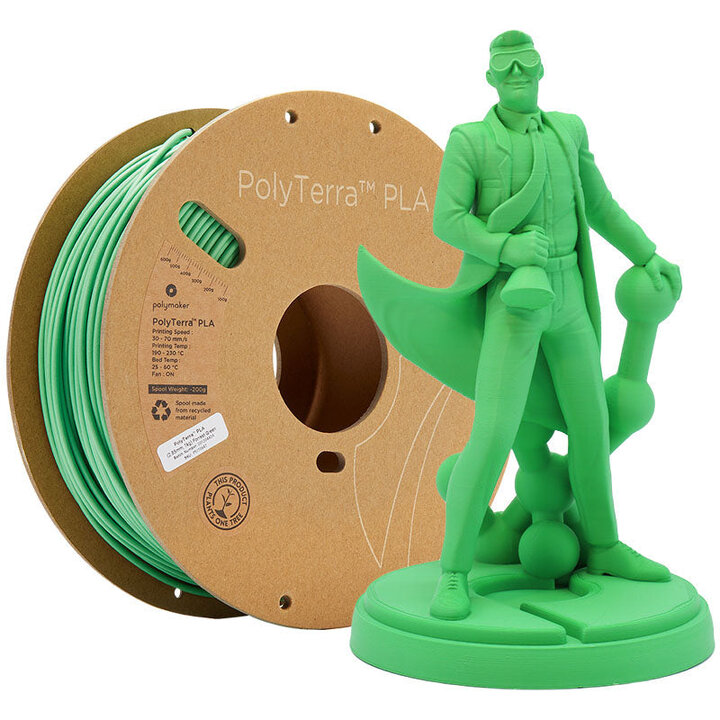 Polymaker - PolyTerra PLA - Vert Forêt - 1.75 mm - 1 kg | Maison 
