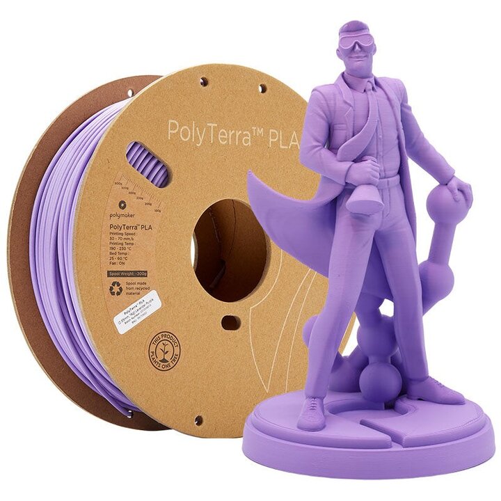 Polymaker - PolyTerra PLA - Violet Lavande - 1.75 mm - 1 kg | Mai