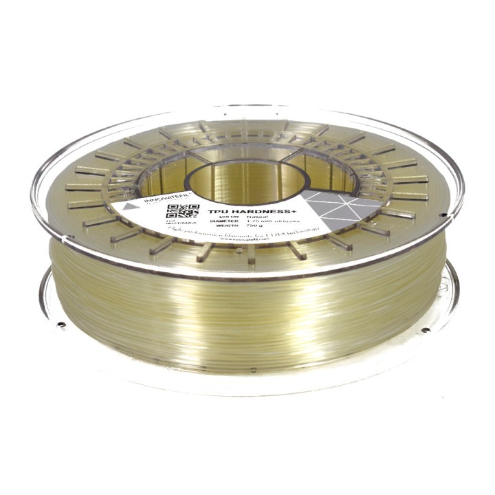 Innovatefil - TPU HARDNESS+ Natural - 1.75mm - 750 g | Espace Maker