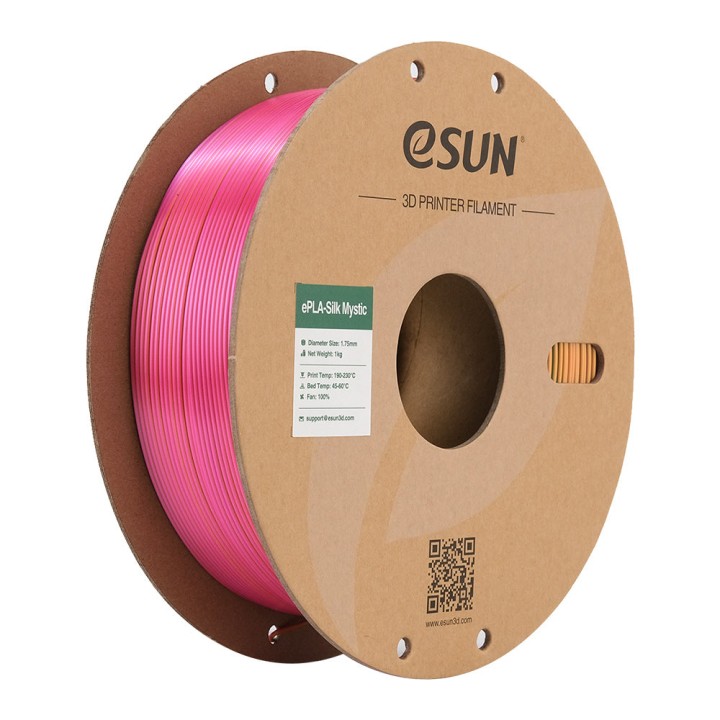 eSun - eSilk-PLA Mystic - Or/Rouge/Vert (Gold Red Green) 1,75 mm - 1 k
