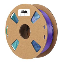 R3D - PLA Magic Silk Tricolore - Vert/Violet/Cuivre - 1,75 mm - 1