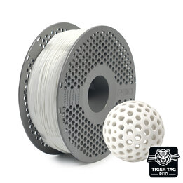 R3D - TPU Mat (90A) - Blanc - 1,75 mm - 1 kg avec RFID TigerTag |