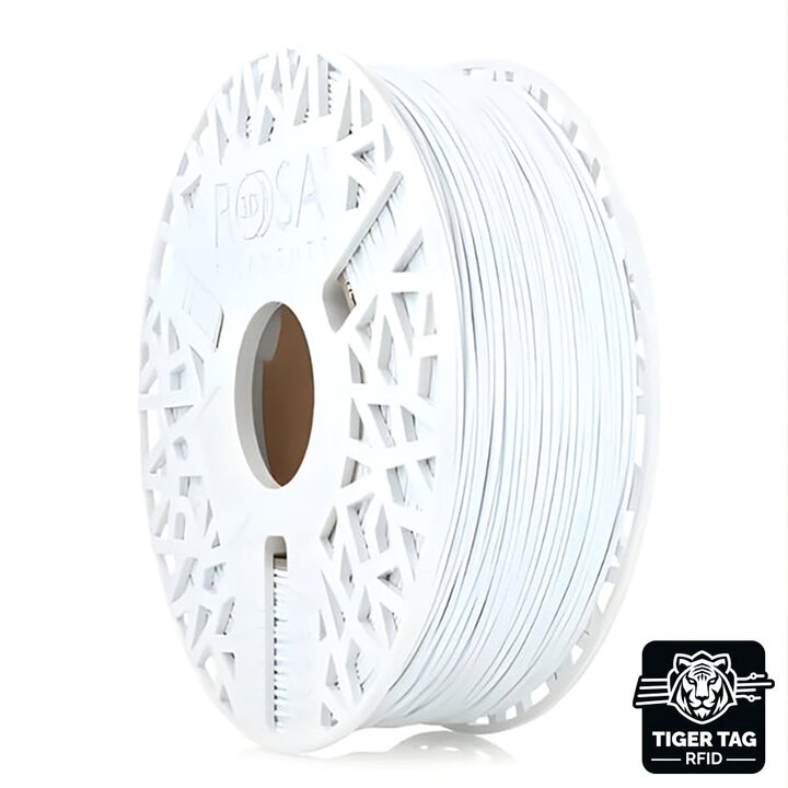 Rosa3D - ABS+ Matt Blanc - 1,75 mm - 1 kg avec RFID TigerTag | Ma