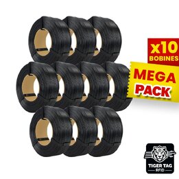 Rosa3D - MegaPack PETG Standard HS - Noir - 1,75 mm - 10x1 kg Rec