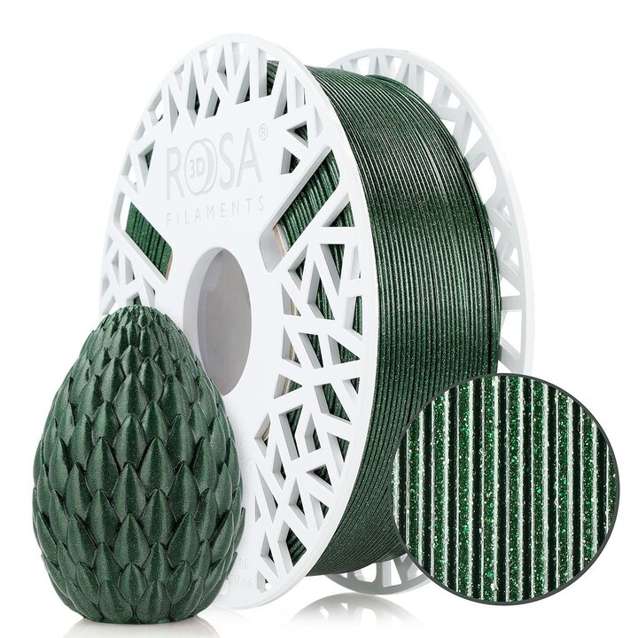 Rosa3D - PETG Galaxy HS - Vert - 1,75 mm - 1 kg | Maison Drabiec