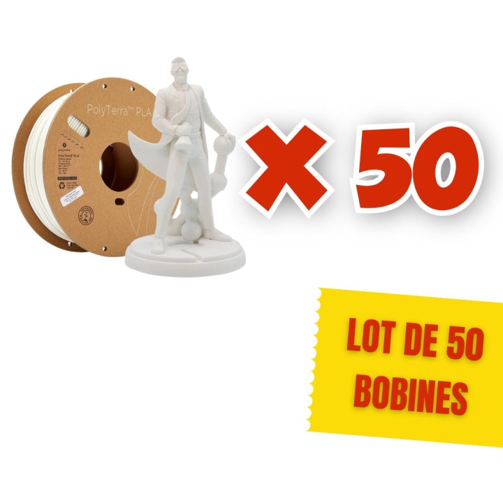 Pack 50 Polyterra Cotton White | Espace Maker