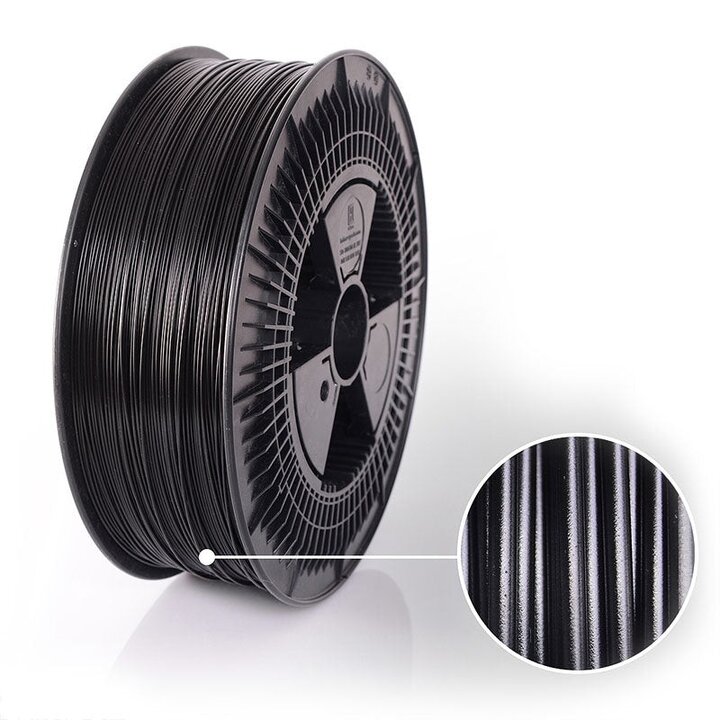 Rosa3D - PETG Standard HS - Noir - 1,75 mm - 4,5 kg avec RFID Tig