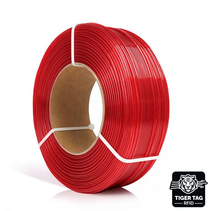 Rosa3D - PETG Standard HS - Rouge Transparent - 1,75 mm - 1 kg Re