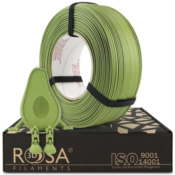 Rosa3D - PLA-CF - Vert Avocat Guacamole Mat (Matt Avocado Guacamole) -